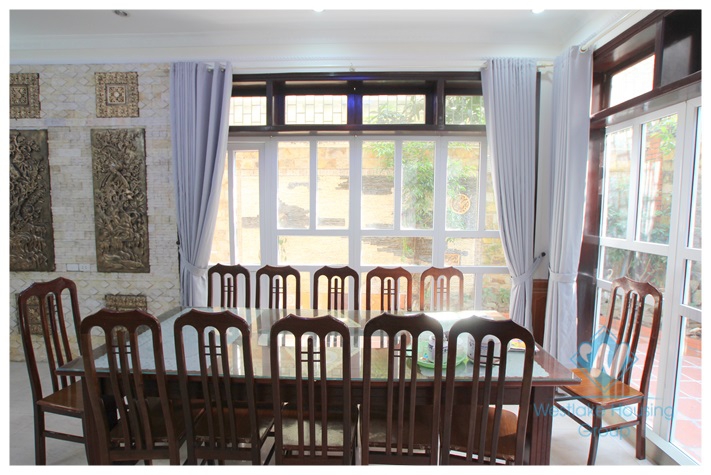 Beautiful villa with garage and garden for rent in Ciputra, Tay Ho